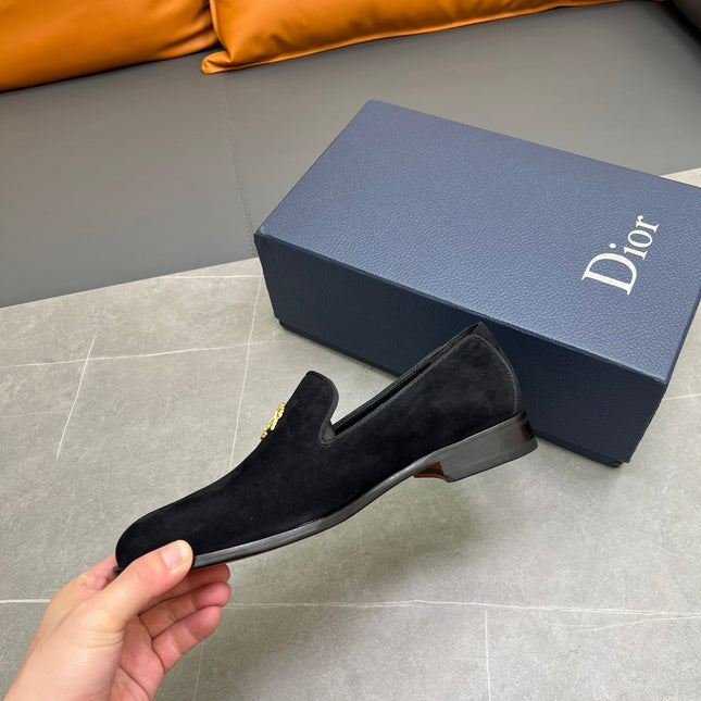 CD SPARROW LOAFER BLACK SUEDE