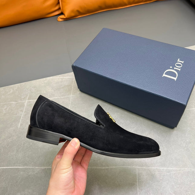 CD SPARROW LOAFER BLACK SUEDE