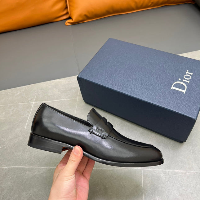 CD GRANVILLE LOAFER BLACK POLISHED CALFSKIN