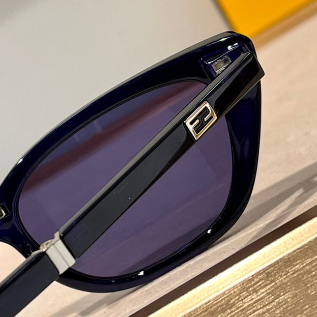 FOLDABLE FF DIAMONDS CAT-EYE SUNGLASSES 548844 IN ACETATE