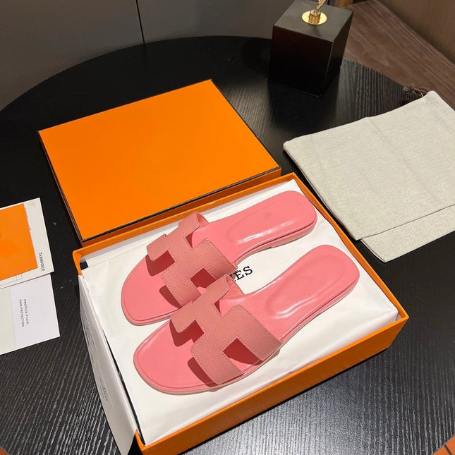 0RAN SANDAL Leather Rose