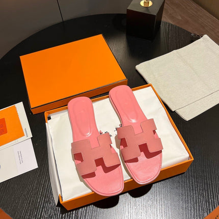 0RAN SANDAL Leather Rose