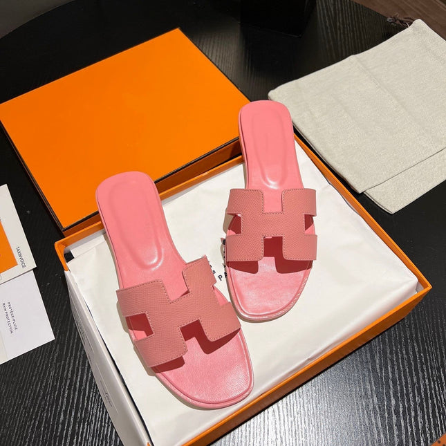 0RAN SANDAL Leather Rose