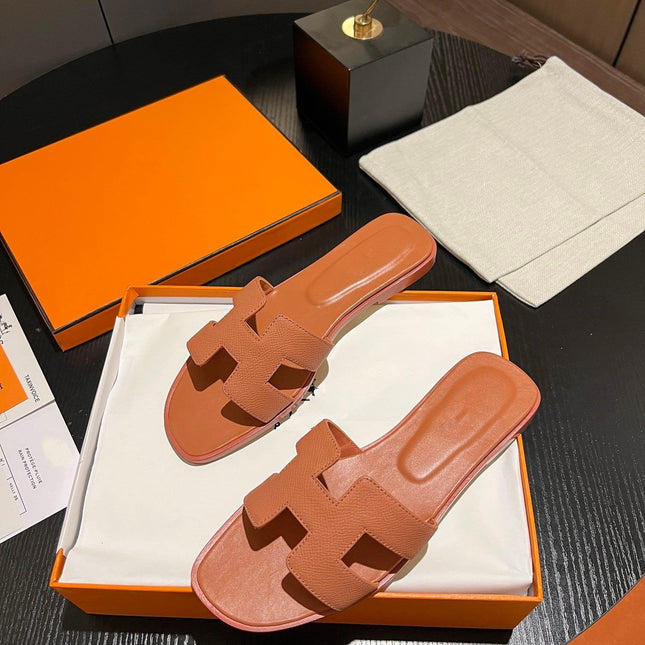 0RAN SANDAL Leather Carrot
