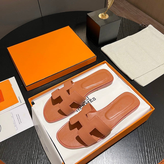 0RAN SANDAL Leather Carrot