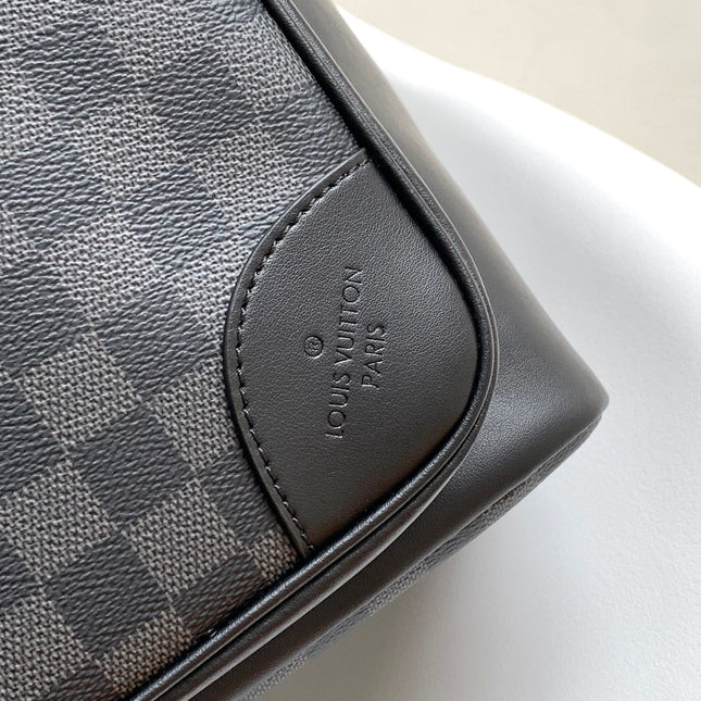 BACKPACK 41.5 IN BLACK MONOGRAM LAMBSKIN