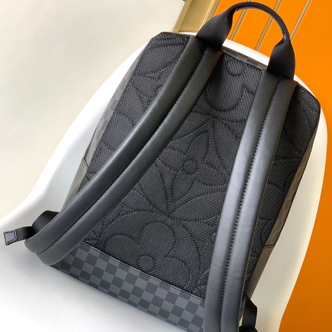 BACKPACK 41.5 IN BLACK MONOGRAM LAMBSKIN