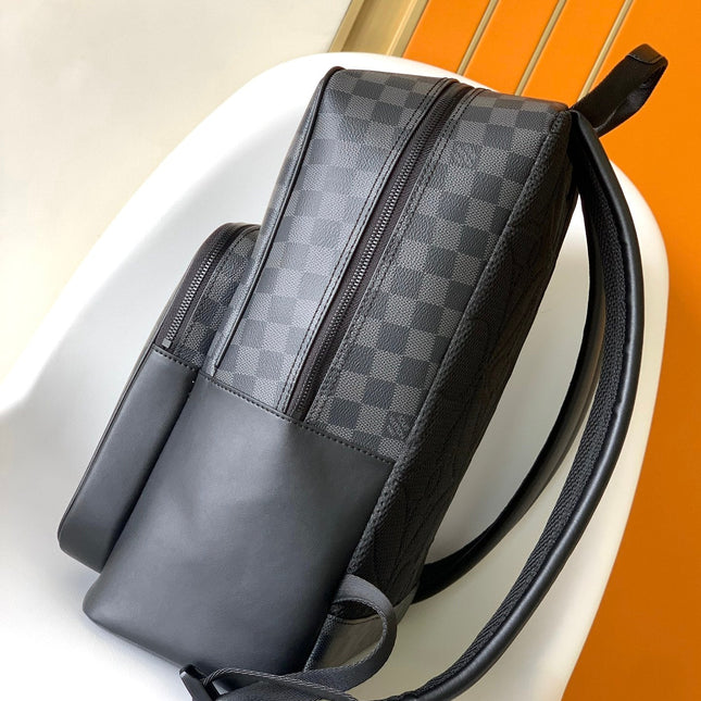 BACKPACK 41.5 IN BLACK MONOGRAM LAMBSKIN