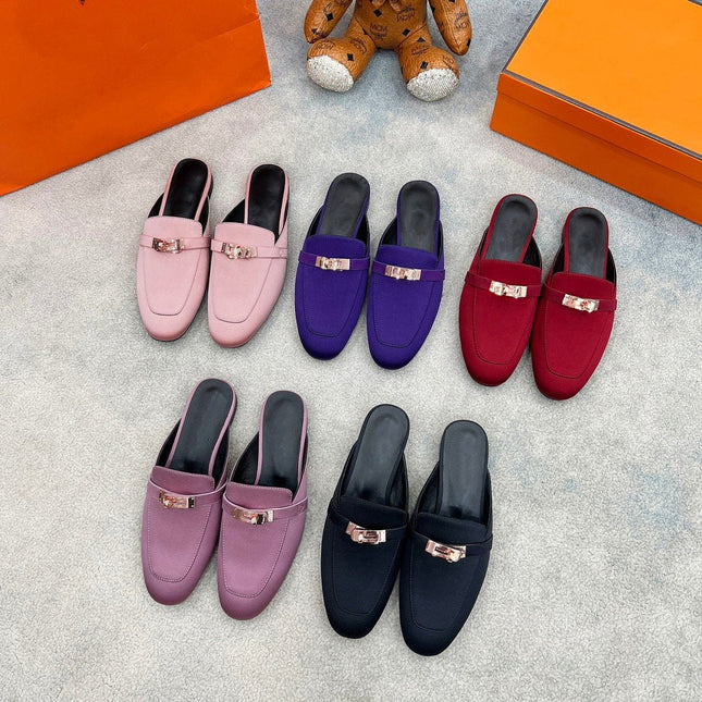 0Z Mule Pink Silk Thick Cloth/Sheepskin