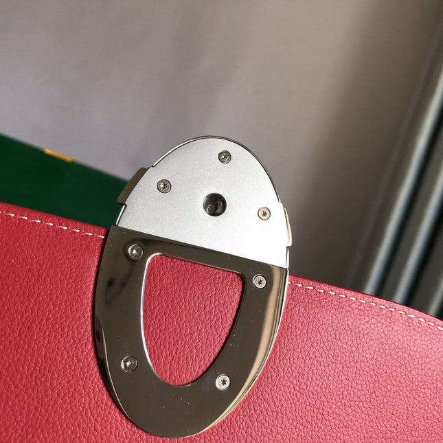 233 BAG 25 IN CLASSIC RED CALFKIN AND GOYARDINE CANVAS