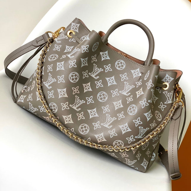 BELLA 32 IN GREY MAHINA CALFSKIN