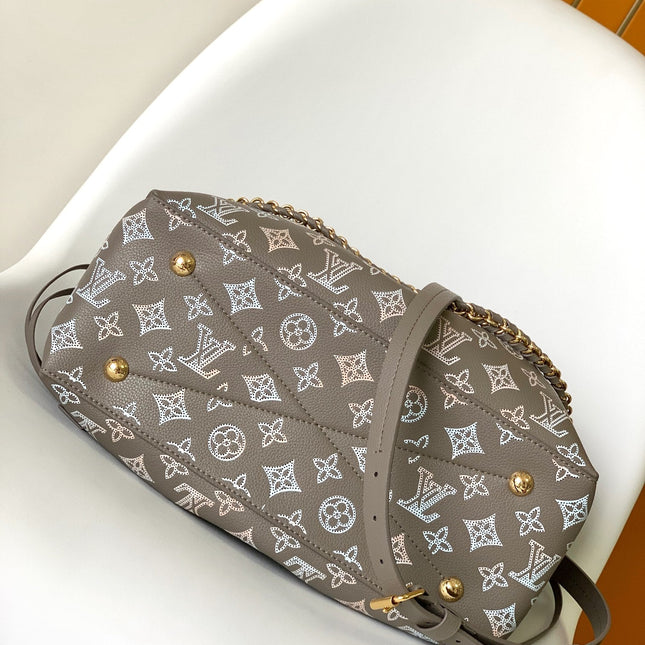 BELLA 32 IN GREY MAHINA CALFSKIN