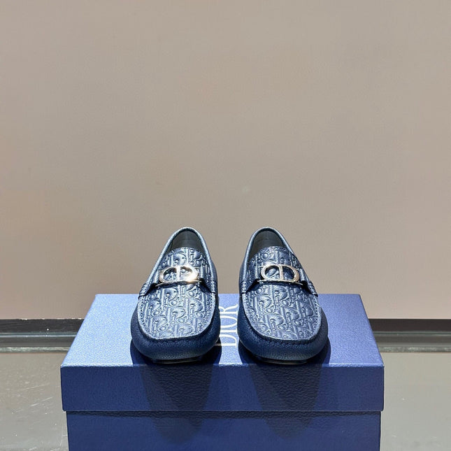 CD ODÉON LOAFER COBALT CALFSKIN