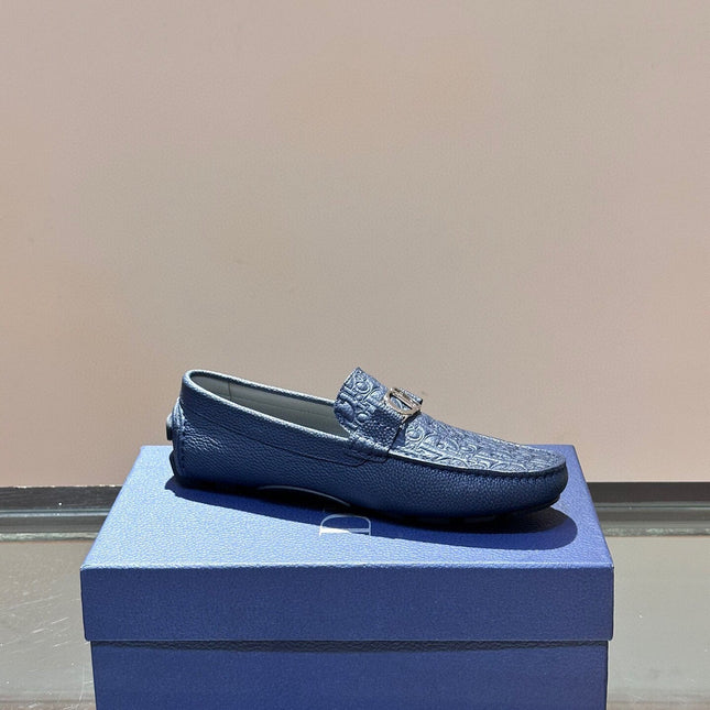 CD ODÉON LOAFER COBALT CALFSKIN