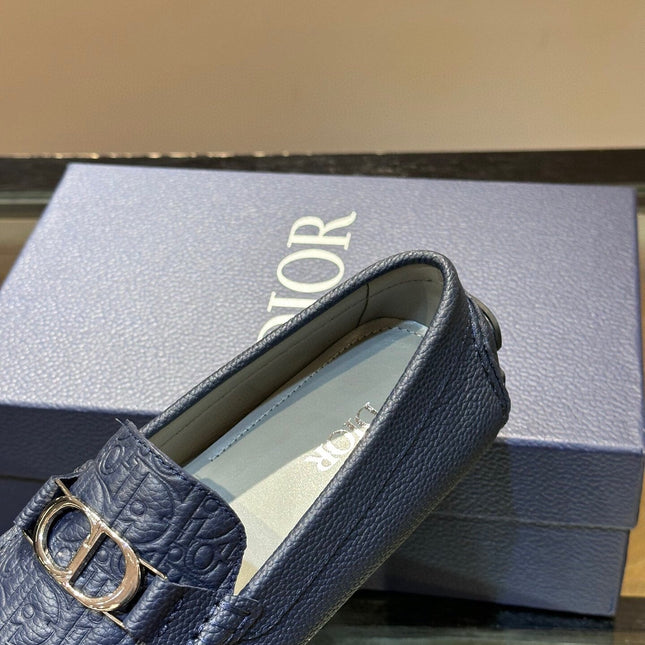 CD ODÉON LOAFER COBALT CALFSKIN