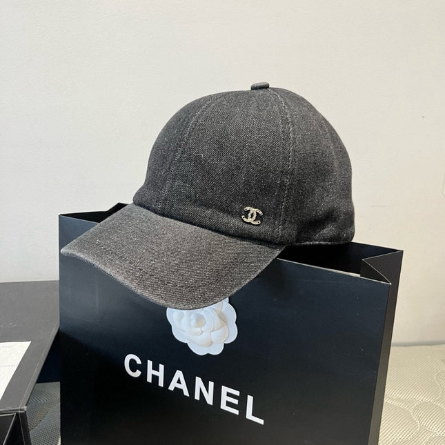 BASEBALL HAT DENIM CHARCOAL GRAY 673993