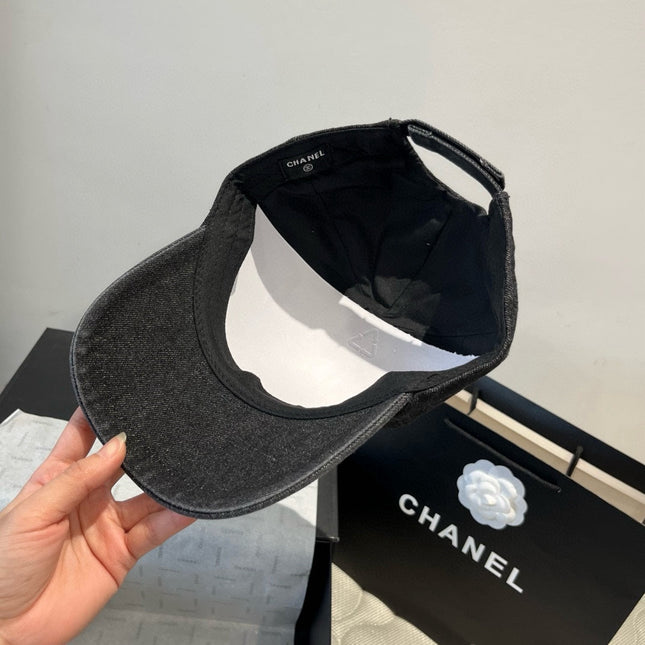 BASEBALL HAT DENIM CHARCOAL GRAY 673993