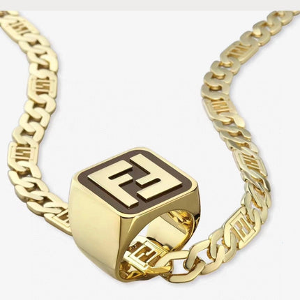FOREVER FF GOLD NECKLACE