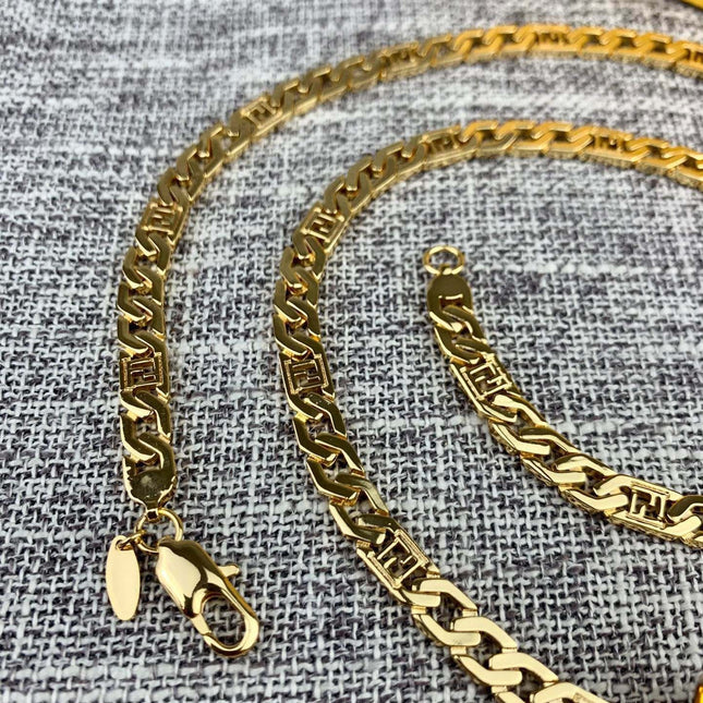 FOREVER FF GOLD NECKLACE