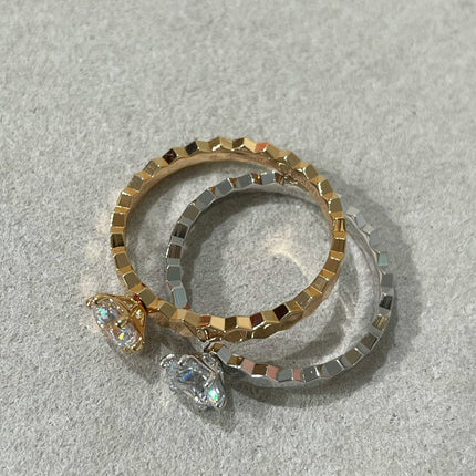 BEE LOVE SOLITAIRE 1 DIAMOND RING