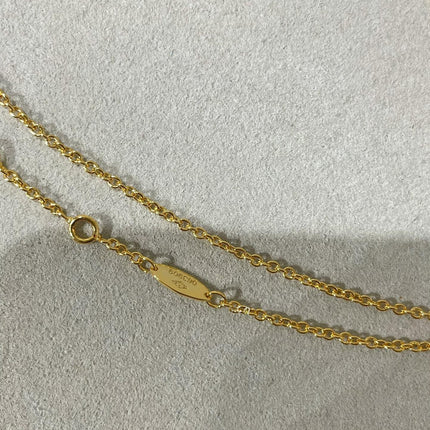 ROSE DES VENTS 3 MOTIF GOLD MOP NECKLACE