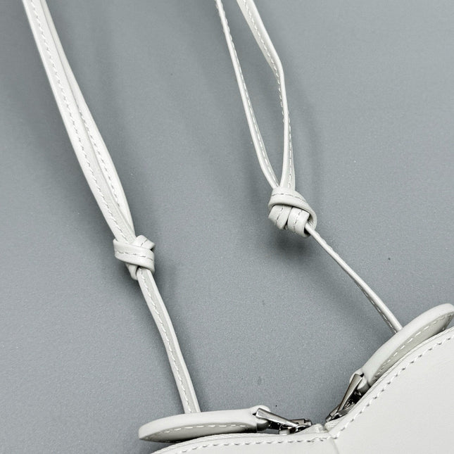 AL COEUR BAG IN WHITE CALFSKIN