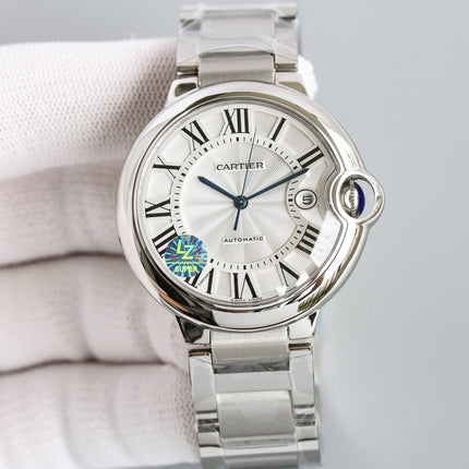 BALLON BLEU 42 SILVER STEEL DIAL BRACELET