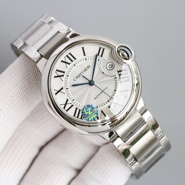 BALLON BLEU 42 SILVER STEEL DIAL BRACELET