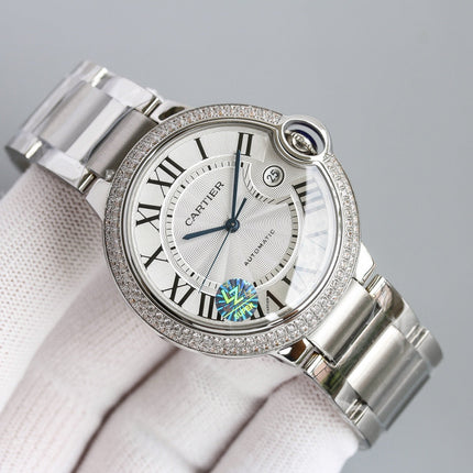 BALLON BLEU 42 SILVER STEEL DIAL BRACELET