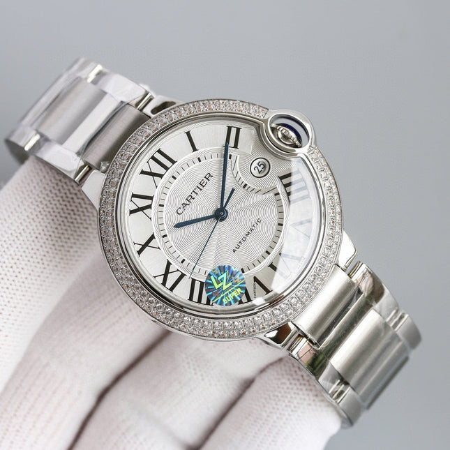 BALLON BLEU 42 SILVER STEEL DIAL BRACELET