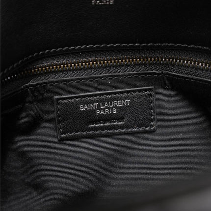 LOULOU PUFFER MEDIUM 29 IN ALL BLACK SHEEPSKIN BLACK HARDWARE
