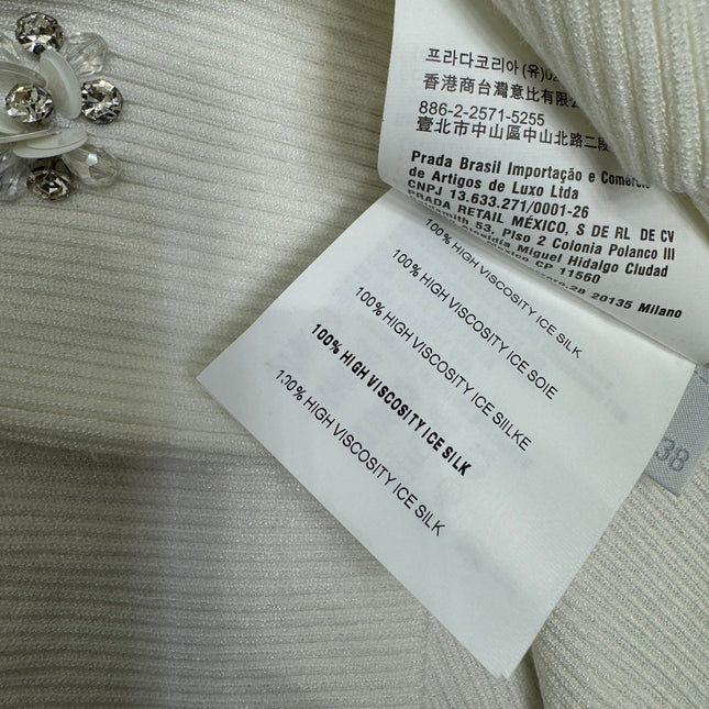 MIU 25S 3D RHINESTONE TANK TOP 264255