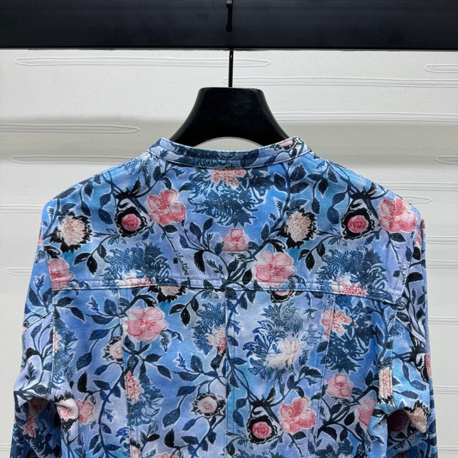 LV 25S PRINTED DENIM JACKET 264199