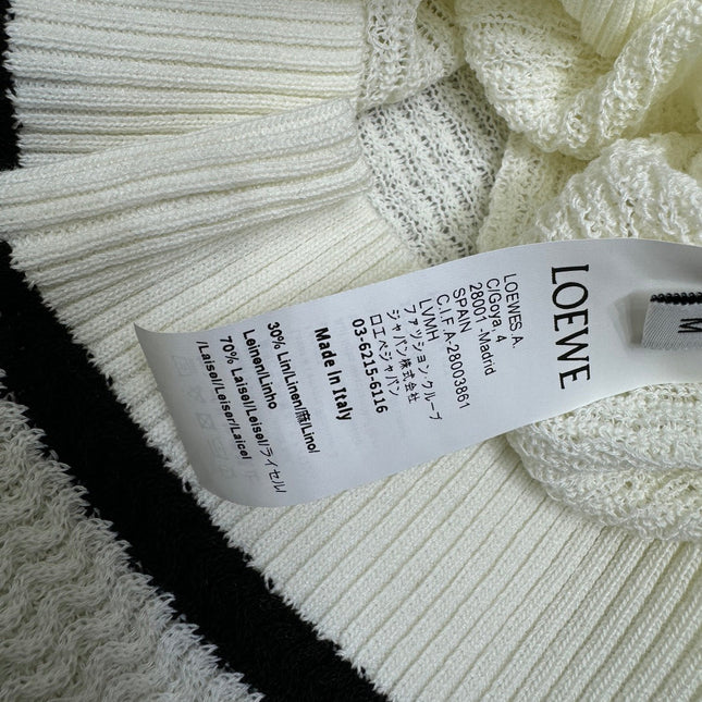LOEWE 25S SHORT SLEEVE KNITTED CAPE 264038