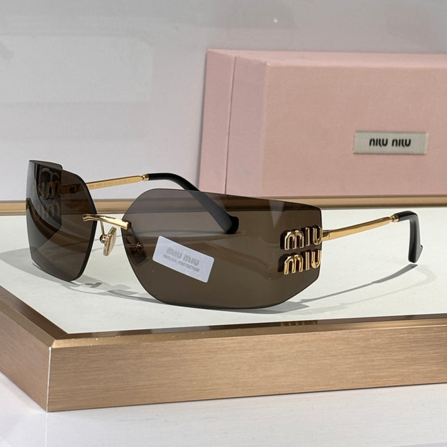 LOGO SUNGLASSES SMU54YS IN METAL