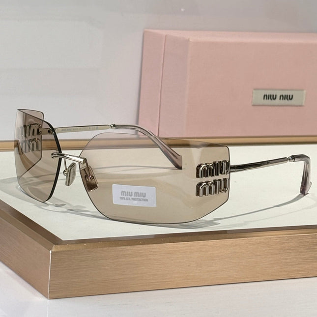 LOGO SUNGLASSES SMU54YS IN METAL