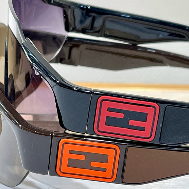FF SQUARED VISOR FRAME SUNGLASSES FF40088U IN ACETATE