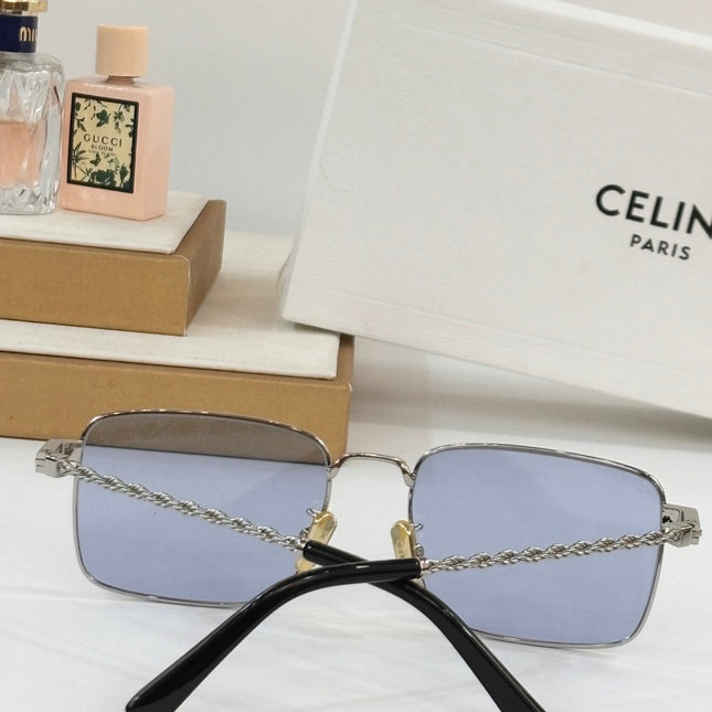TRIOMPHE SUNGLASSES CL40522 IN METAL CHAIN LINK