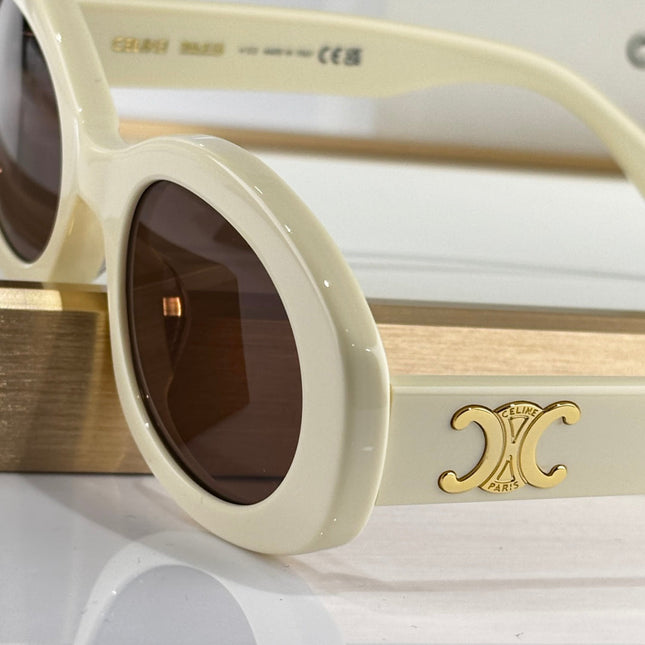 TRIOMPHE SUNGLASSES 40194U IN IVORY ACETATE