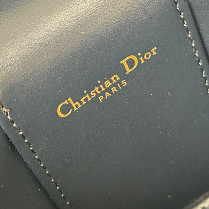 DIOR 25S CD SIGNATURE VANITY 16 IN BLUE DIOR OBLIQUE JACQUARD CANVAS