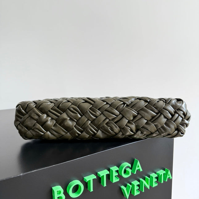 KELIMERO CHA-CHA CLUTCH 28.5 IN DARK GREEN LAMBSKIN