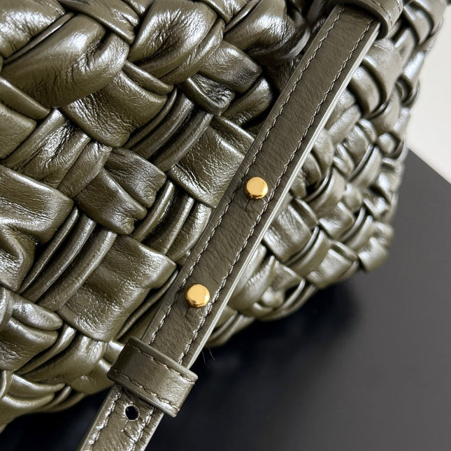 KELIMERO CHA-CHA CLUTCH 28.5 IN DARK GREEN LAMBSKIN