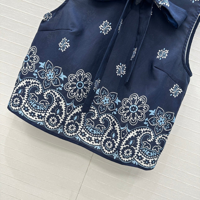 MIUMIU SLEEVELESS TOP AND SKIRT SET 264444