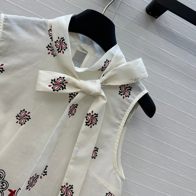 MIUMIU SLEEVELESS TOP AND SKIRT SET 264447