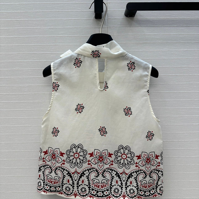 MIUMIU SLEEVELESS TOP AND SKIRT SET 264447