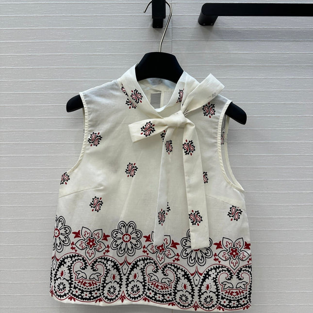 MIUMIU SLEEVELESS TOP AND SKIRT SET 264447
