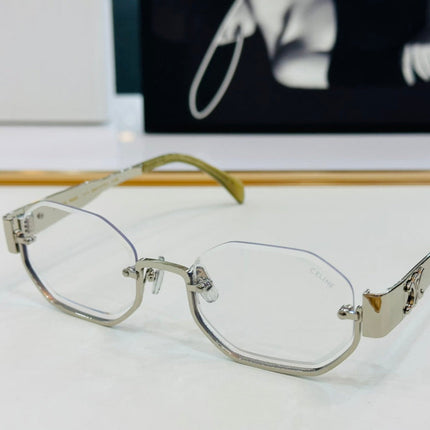 TRIOMPHE SEMI-RIMLESS SUNGLASS CL42118 IN METAL