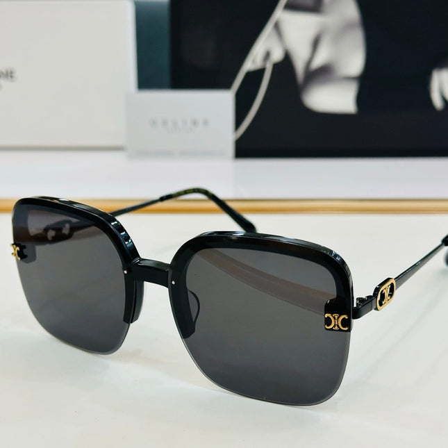 TRIOMPHE SQUARE SUNGLASS CL40251 IN METAL