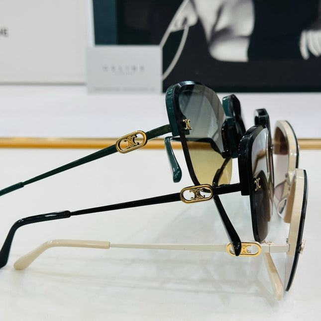 TRIOMPHE SQUARE SUNGLASS CL40251 IN METAL