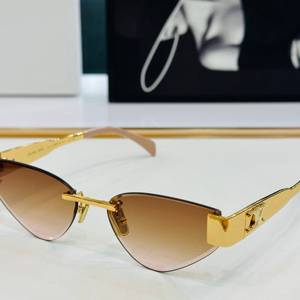 CAT EYE SUNGLASSES CL42122U IN METAL